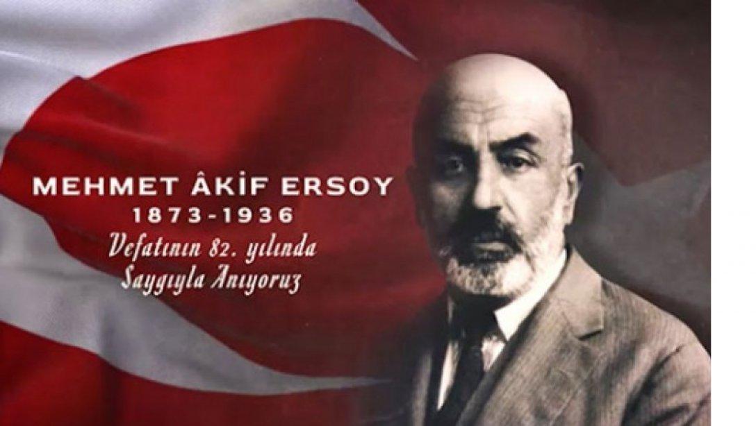 İstiklal Marşı'nın Kabulü ve Mehmet Akif Ersoy'u Anma Etkinlikleri 